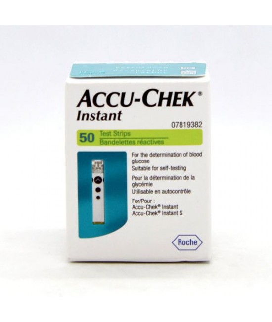 Teste glucometru Accu-Chek Instant, 50 bucati