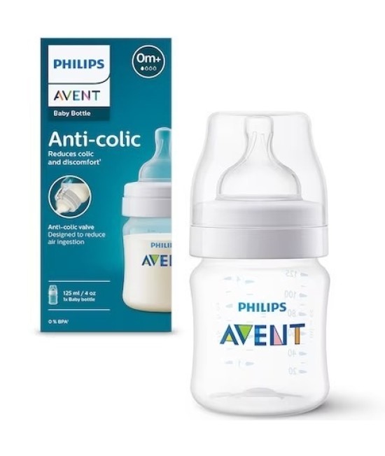 Avent biberon anti-colici, 125 ml 0l+ SCY100/01