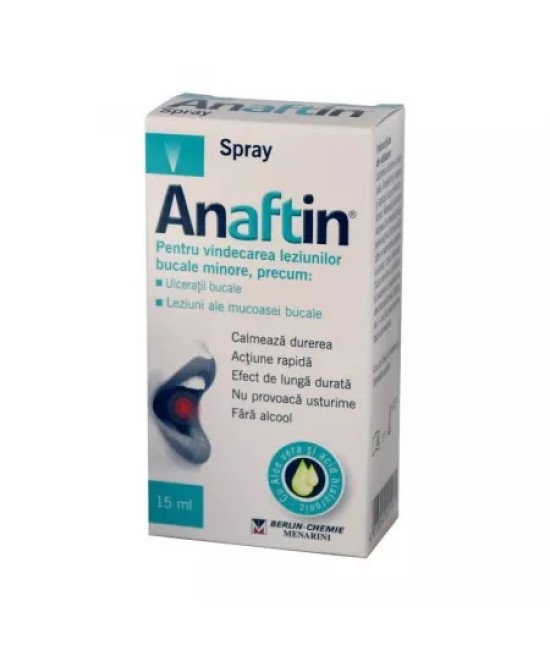 Anaftin spray 1.5%, 15 ml
