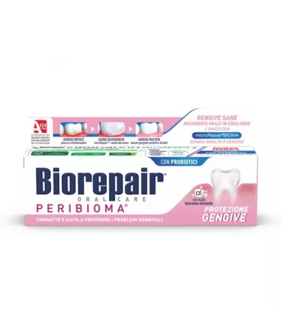 Biorepair Peribioma Pasta de dinti pentru protectia ginigiilor, 75 ml