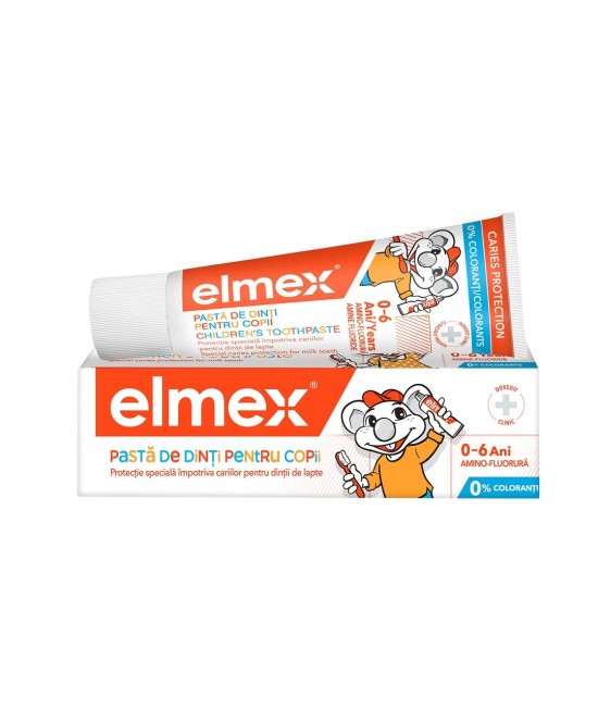 Elmex Pasta de dinti pentru copii 0-6 ani, 50 ml