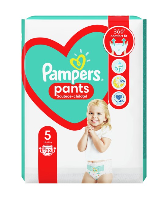 PAMPERS NR.5 PANTS (CHILOT) ACTIVE BABY 12-18 KG x 22 BUCATI