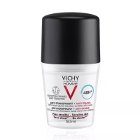 Vichy Homme deodorant roll-on antiperspirant efect anti-urme 48h, 50 ml