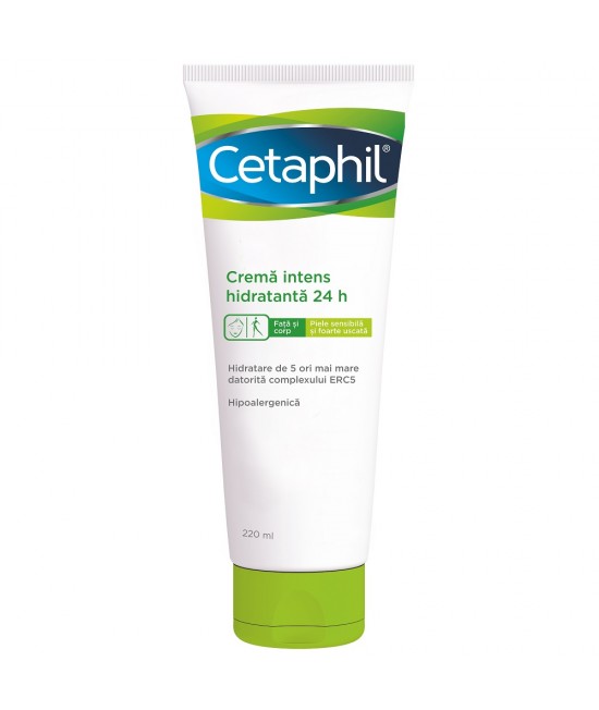 Cetaphil Crema intens hidratanta 24 h, 220 ml