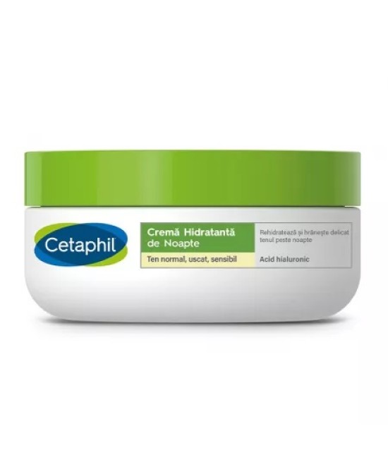 Cetaphil anti-aging crema hidratanta de noapte cu Acid Hialuronic, 48 ml
