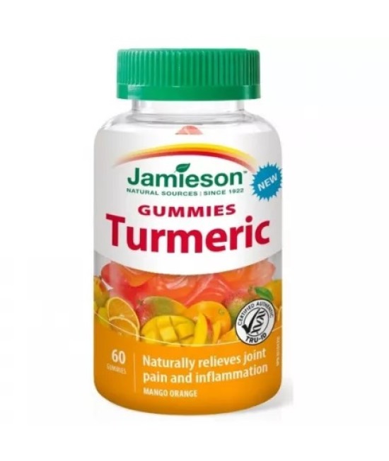 Jamieson Curcumin Turmeric 250 mg, 60 jeleuri