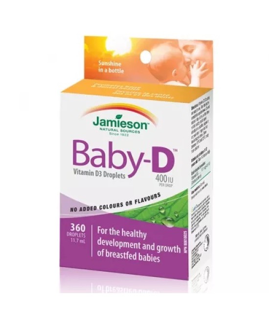 Jamieson Vitamina D3 Picaturi pentru Copii, 11.7 ml