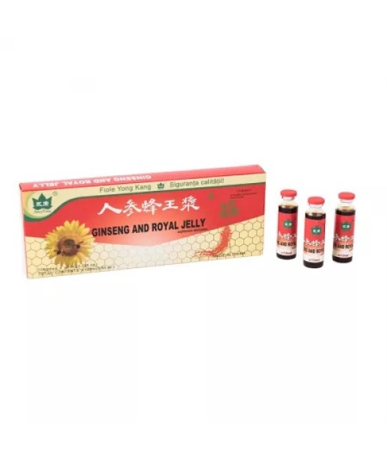 Ginseng Royal Jelly, 10 fiole