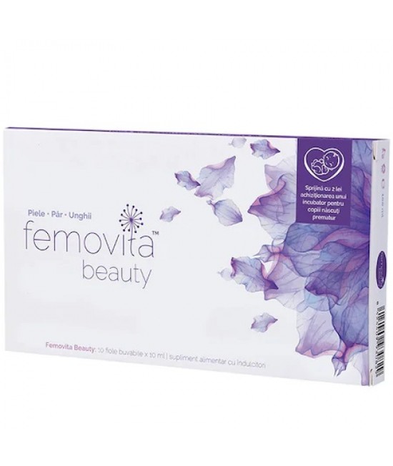 Femovita Beauty, 10 fiole buvabile x 10 ml