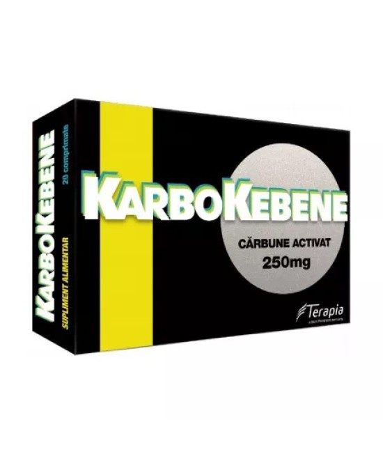KarboKebene 250 mg, 20 comprimate