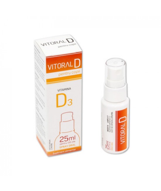 Vitoral D Spray 400 UI Pentru Copii, 25 ml