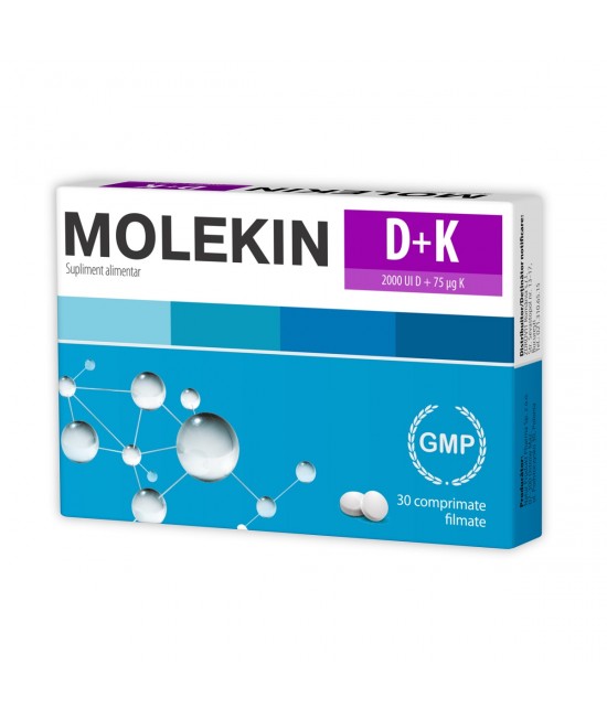 Zdrovit Molekin D+K, 30 comprimate
