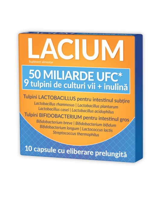 Lacium 50 miliarde UFC, 10 capsule